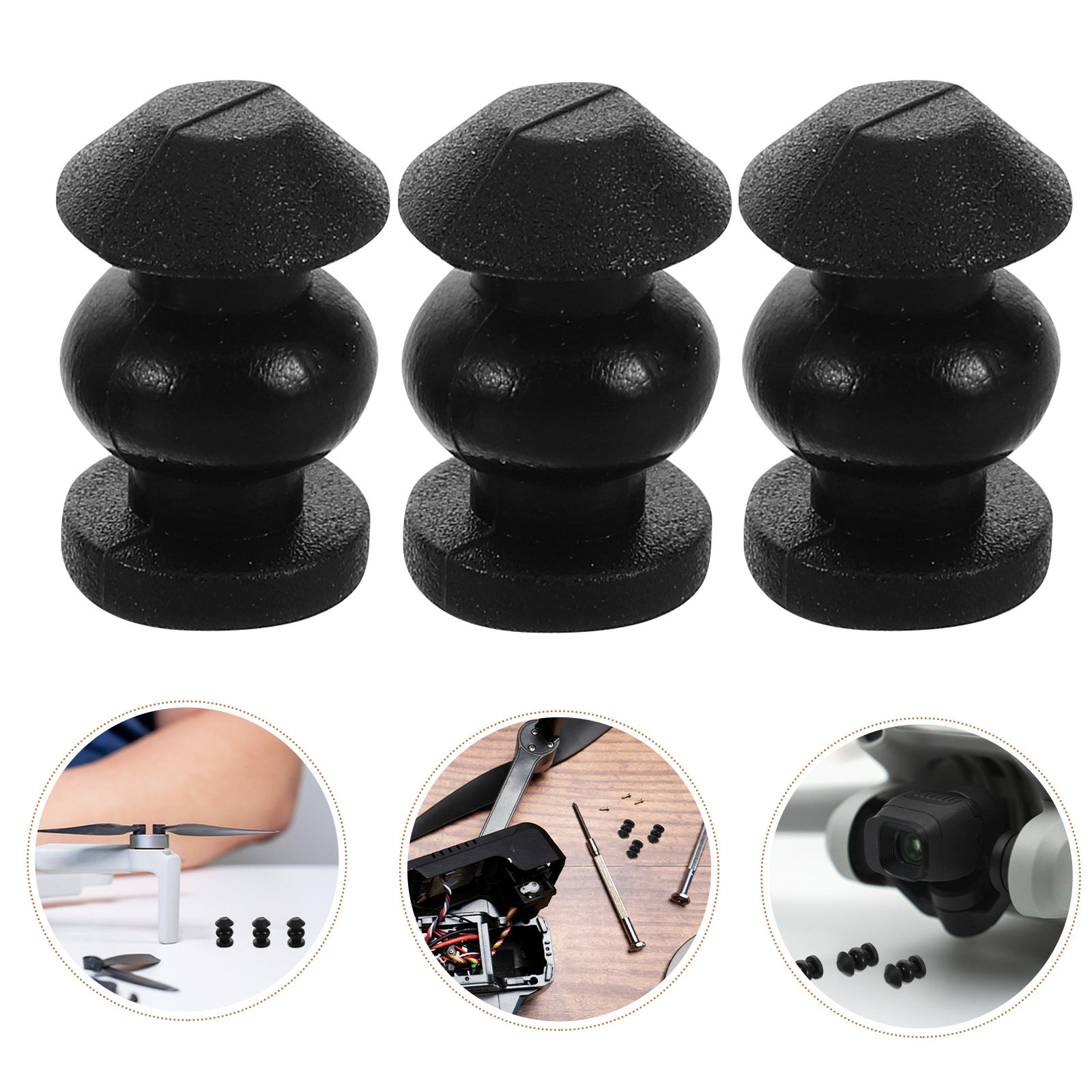 Drone Gimbal Dampener - 10 Pezzi di Sfere Ammortizzanti in