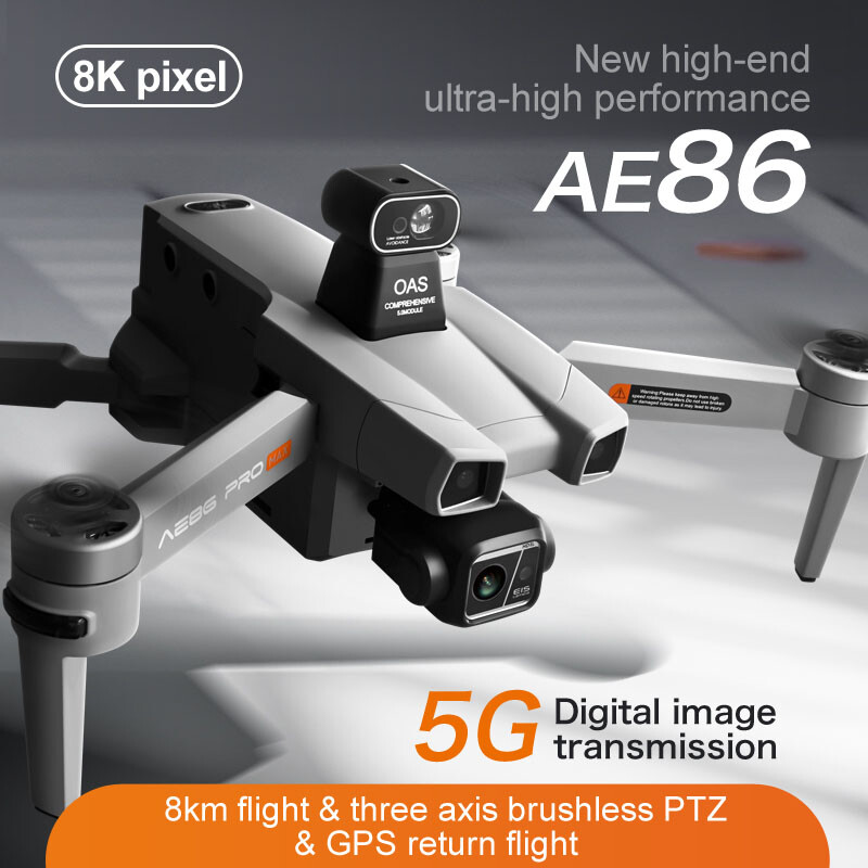 Drone Professionale AERC AE86P - Drone Gimbal 3 Axis recensione e prezzo
